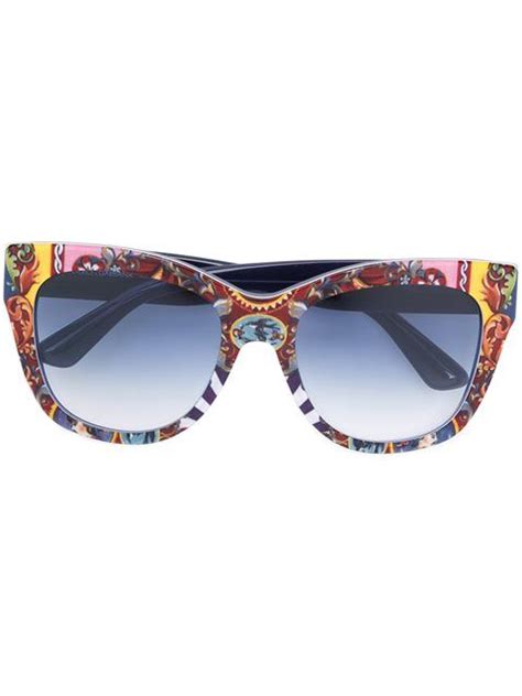 dolce gabbana sicilian carretto sunglasses|Dolce & Gabbana Eyewear Carretto.